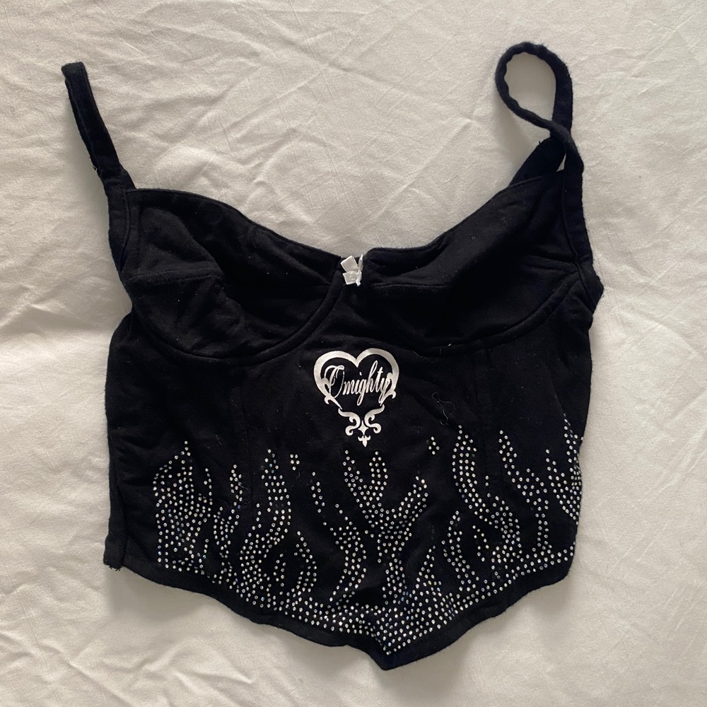 OMighty Bedazzled Black Top